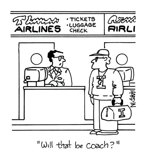 'Will that be coach?'