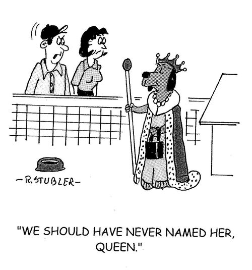 'We should have never named her, Queen.'