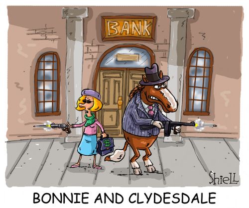 BONNIE AND CLYDESDALE. 