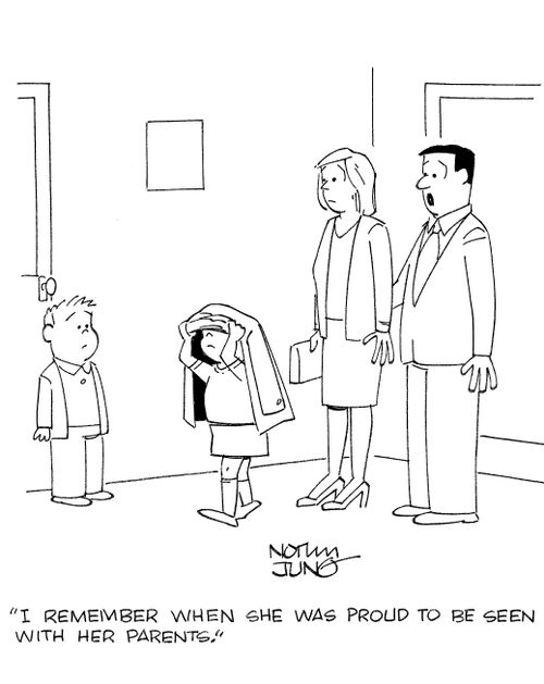 'I remember when she was proud to be seen with her parents.'