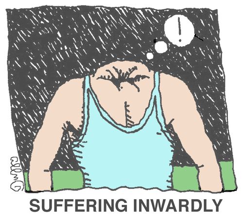 Suffering Inwardly.