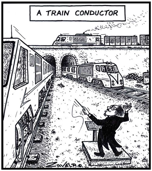 A Train Conductor.