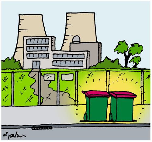 Nuclear waste.