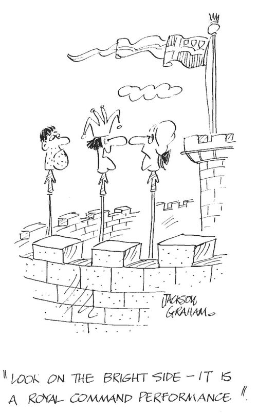 'Look on the bright side - it is a Royal Command performance'