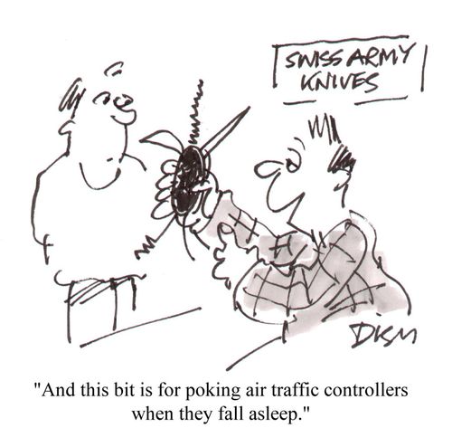 'And this bit is for poking air traffic controllers when they fall asleep.'