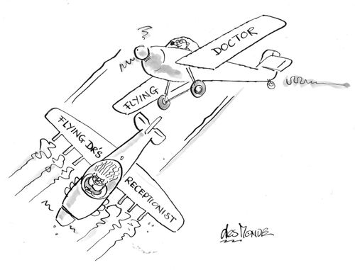 Flyingdoctor's receptionist.