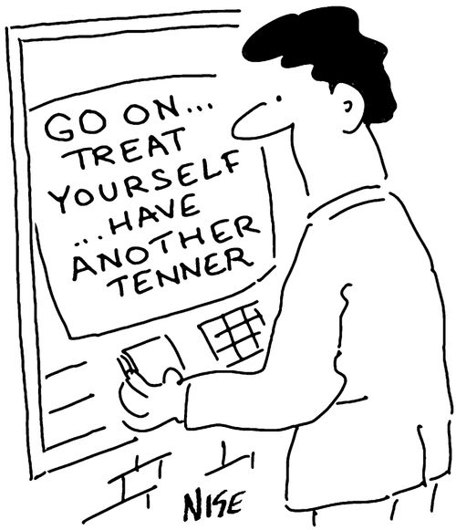 Cashpoint - 'Have another tenner.'