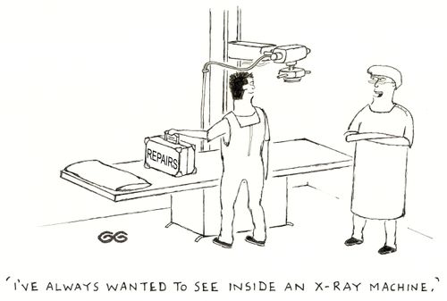 'I've always wanted to see inside an x-ray machine.'