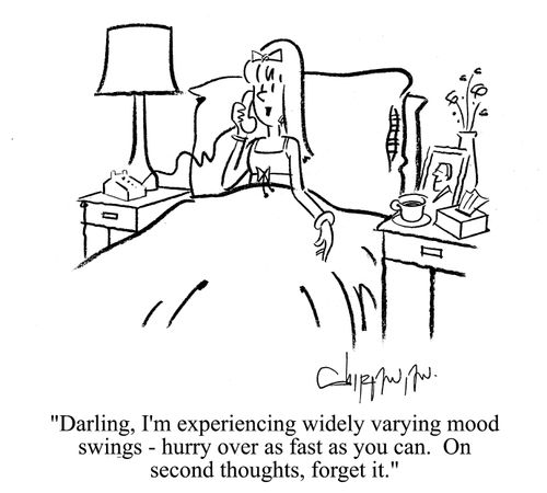 Darling, I'm Experiencing Widely Varying Mood Swings....