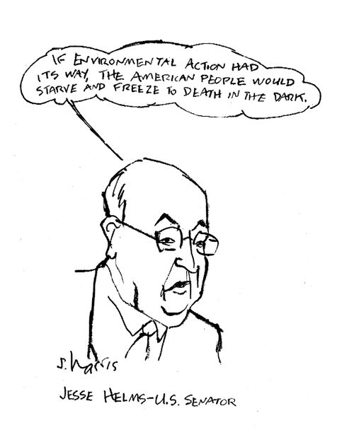 Jesse Helms - US Senator.