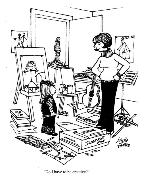 'Do I have to be creative?'