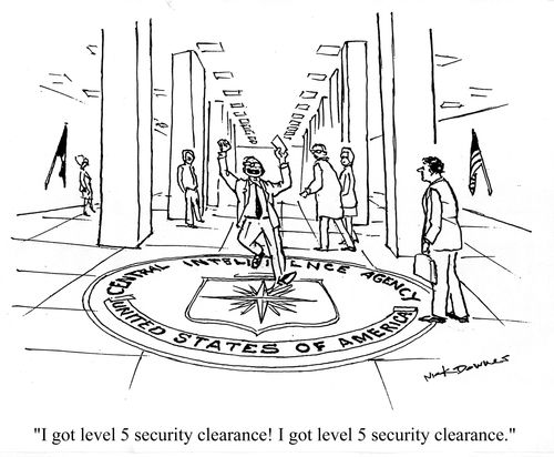 'I got level 5 security clearance!'