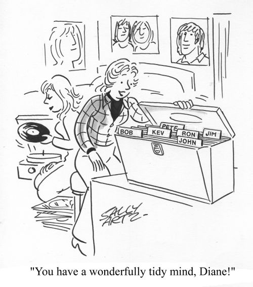 'You have a wonderfully tidy mind, Diane!'