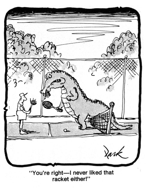 'You're right, I never liked that racked either!'