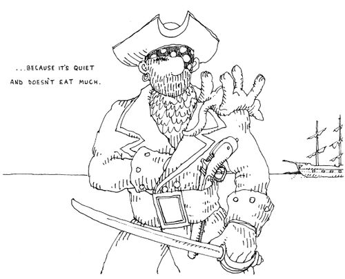 Uses of a Dead Cat in History: ...Because it's quiet and doesn't eat much.