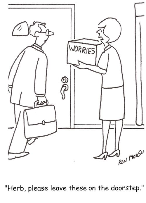 'Herb, please leave these on the doorstep.'