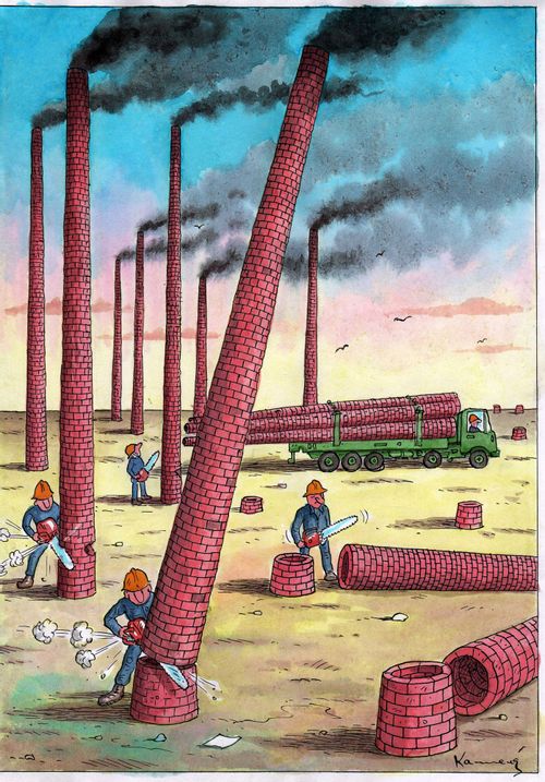 Loggers Destroy Industry.