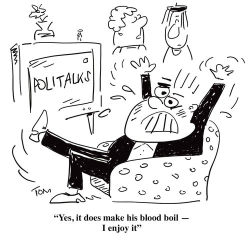 'Yes, it does make his blood boil - I enjoy it'