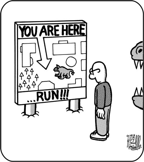 You are here... ...Run!!!