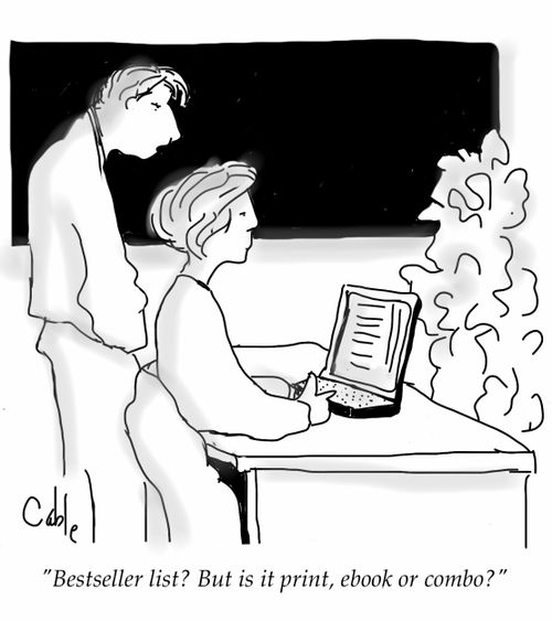 'Bestseller list? But is it print, ebook or combo?'