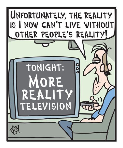 'Unfortunately, the reality is I now can't live without other people's reality.'