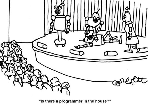 'Is there a programmer in the house?'