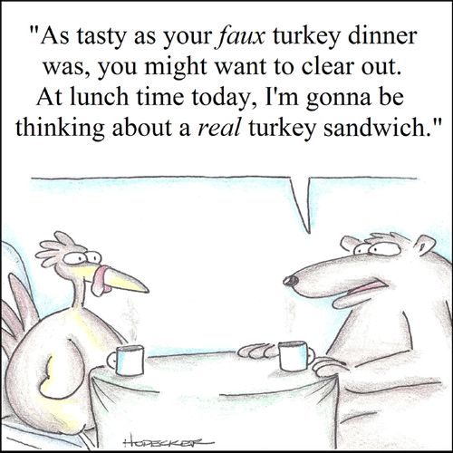 A real turkey lunch.