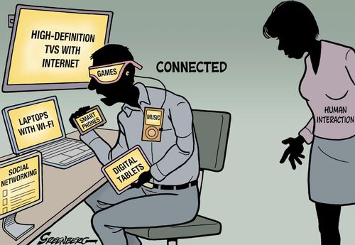 Connected to Technology.