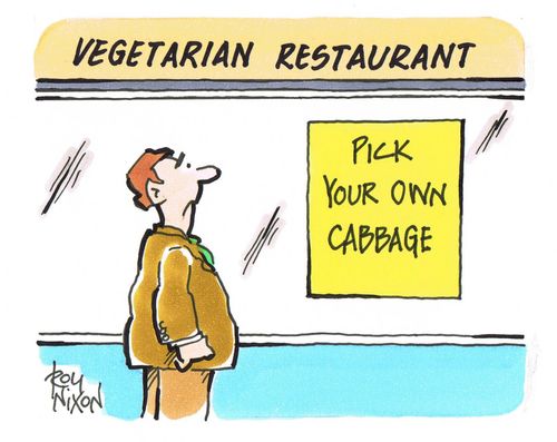 Vegetarian Restaurant - Pick Your Own Cabbage.