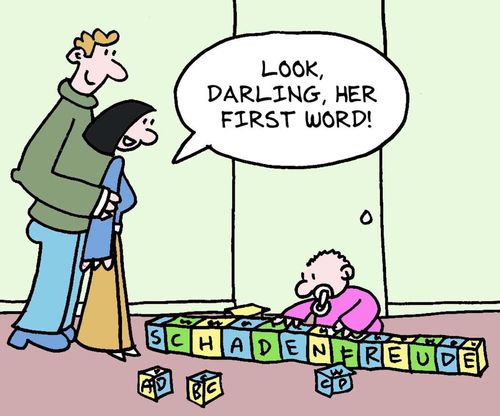 'Look darling, her first word.'