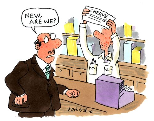 'New, are we?'