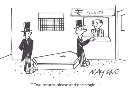 'Two returns please and one single...'
