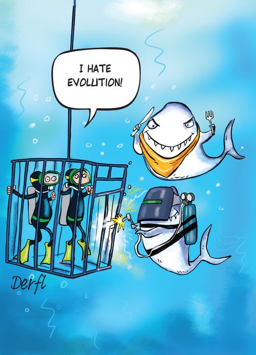 'I hate evolution!'