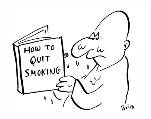 How to Stop Smoking - Book Sprays Man.