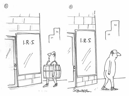 Man losing everything to the IRS