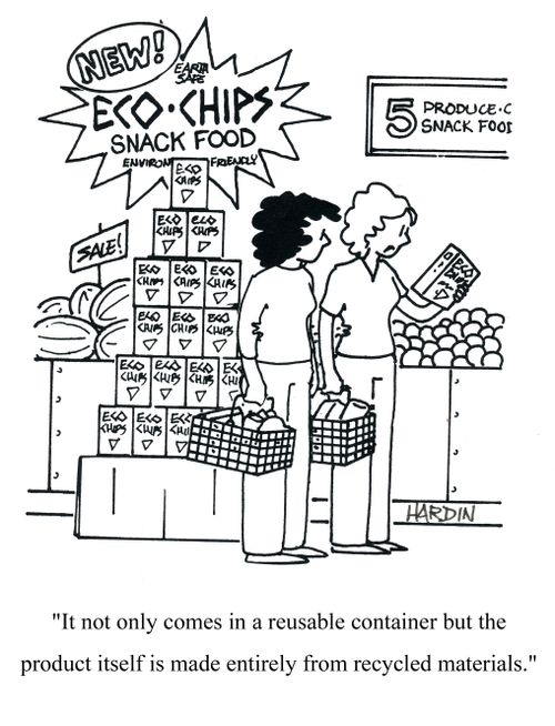 'It not only comes in a reusable container but the product itself is made entirely from recycled materials.'