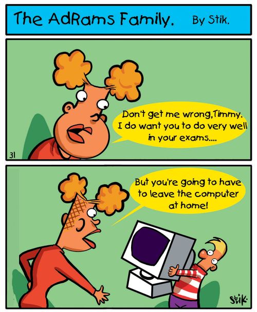 The AdRams Family no.13 - Exams
