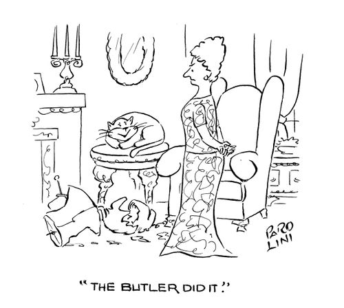 'The butler did it.'