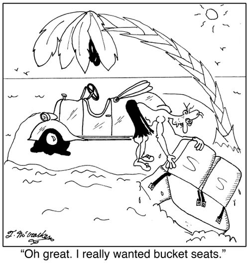 'Oh great. I really wanted bucket seats.'