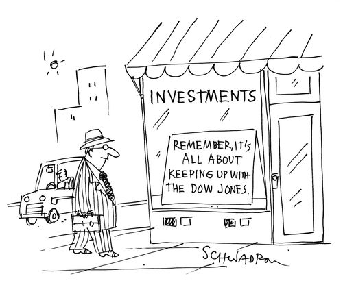 Remember, it's all about Keeping up with Dow Jones