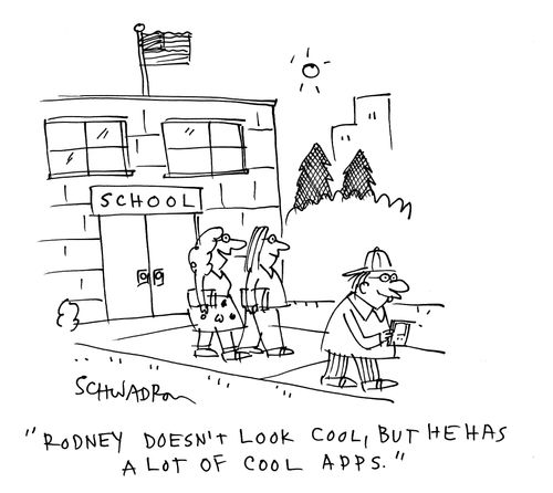'Rodney doesn't look cook, but he has a lot of cool apps.'
