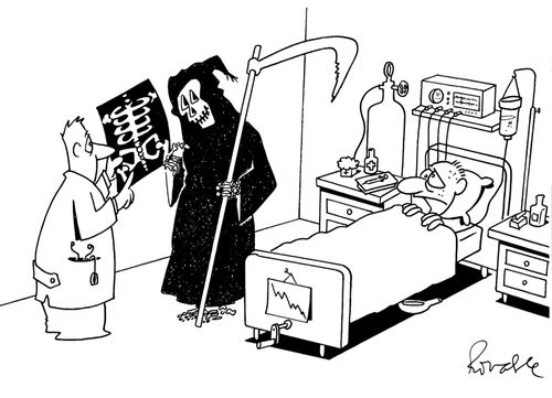 Death in hospital.