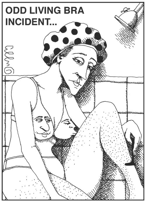 Odd living bra incident.