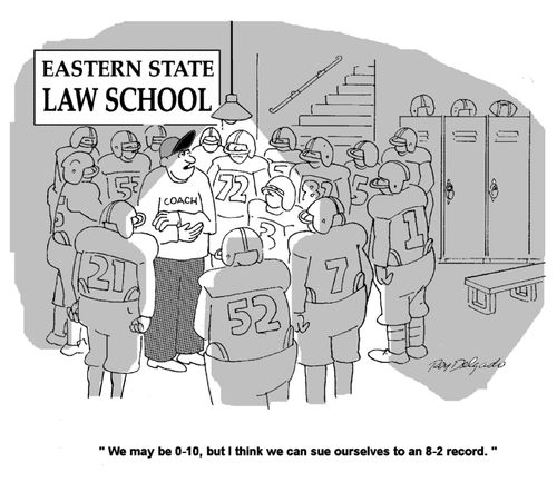 'We may be 0-10, but I think we can sue ourselves to an 8-2 record.'