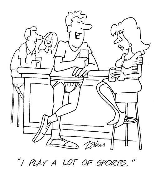 'I play a lot of sports.'