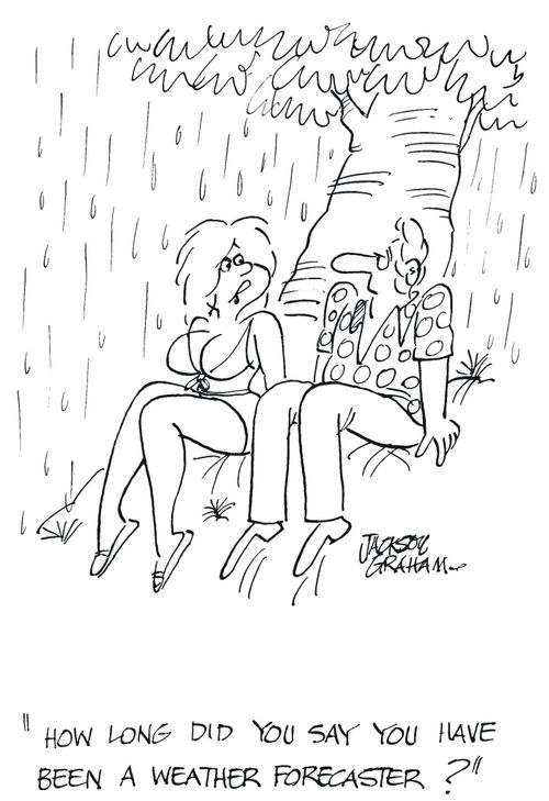 'How long did you say you have been a weather forecaster?'