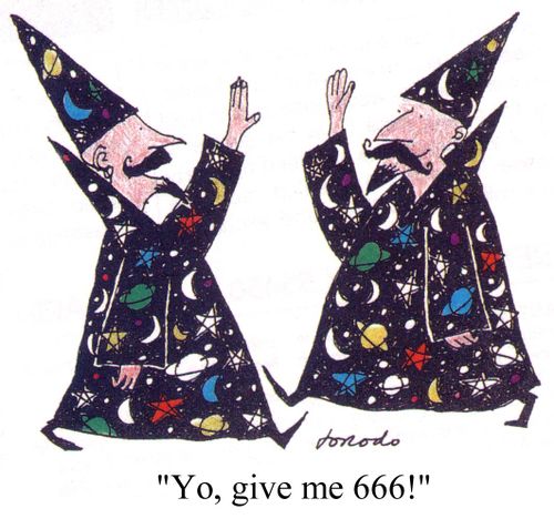 "Yo, give me 666!"