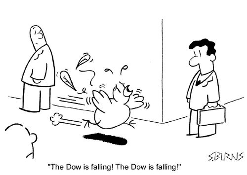 Chicken - "The Dow is falling...the dow is falling..."