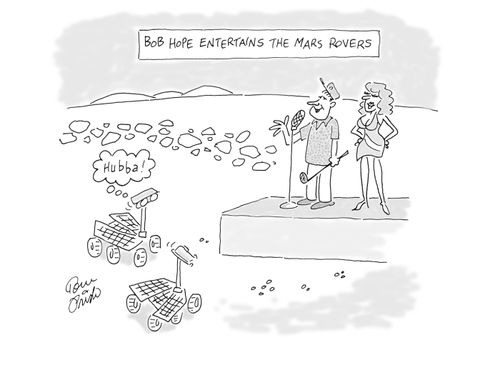 Bob Hope Entertains the Mars Rovers