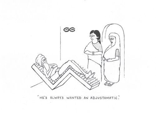 'He's always wanted an adjustamatic.'